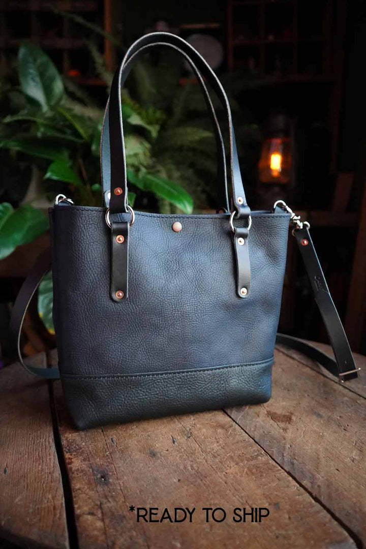 バッグ Workers Leather Handle Tote Bag Navy バッグ Workers Leather Handle Tote Bag Navy Handmade Navy Canvas