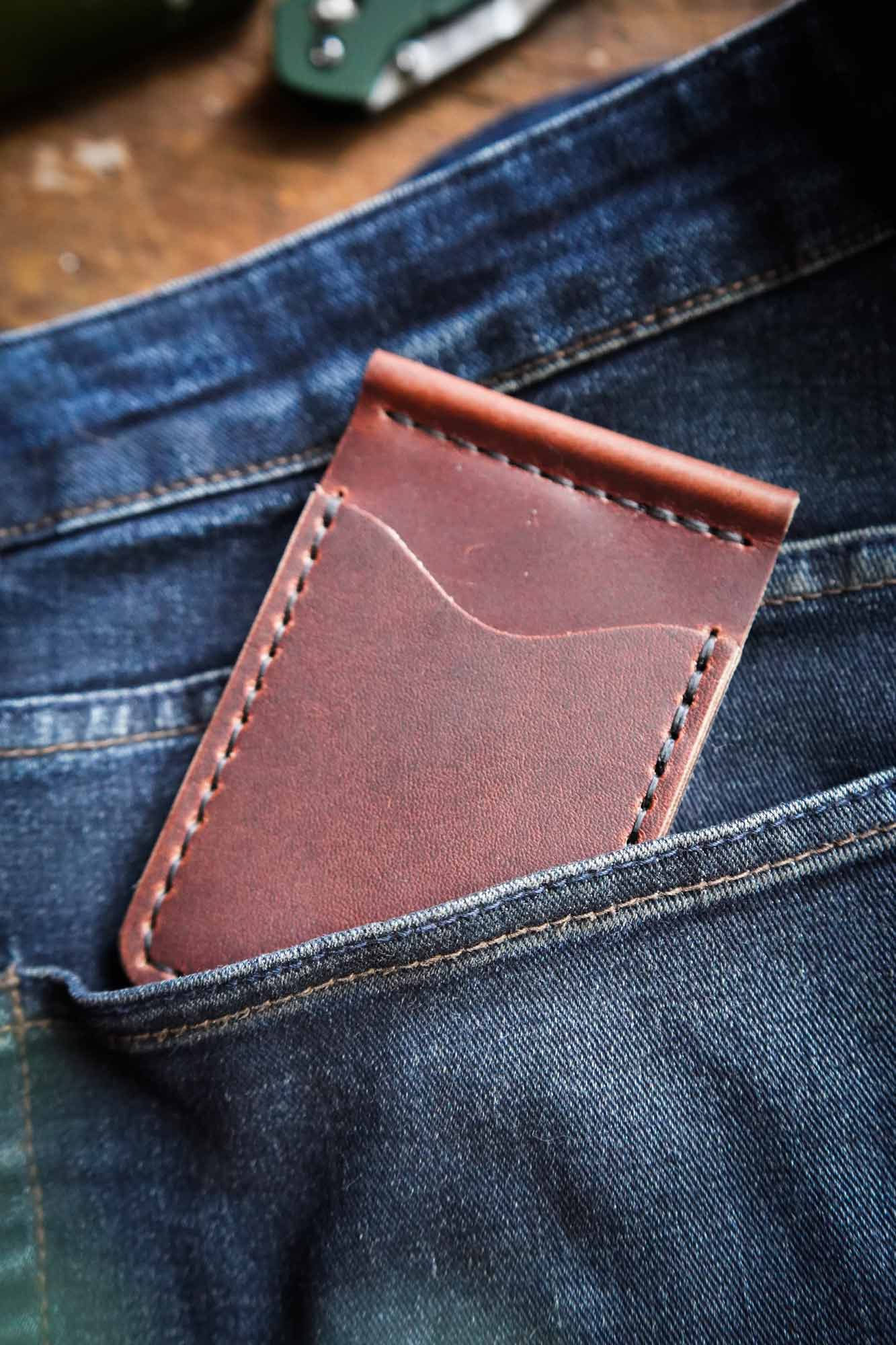 Markland Leather Money Clip Wallet