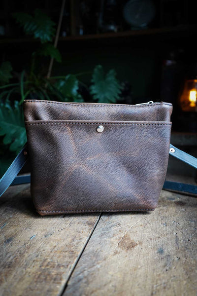 Overcross - Leather Crossbody with Pocket