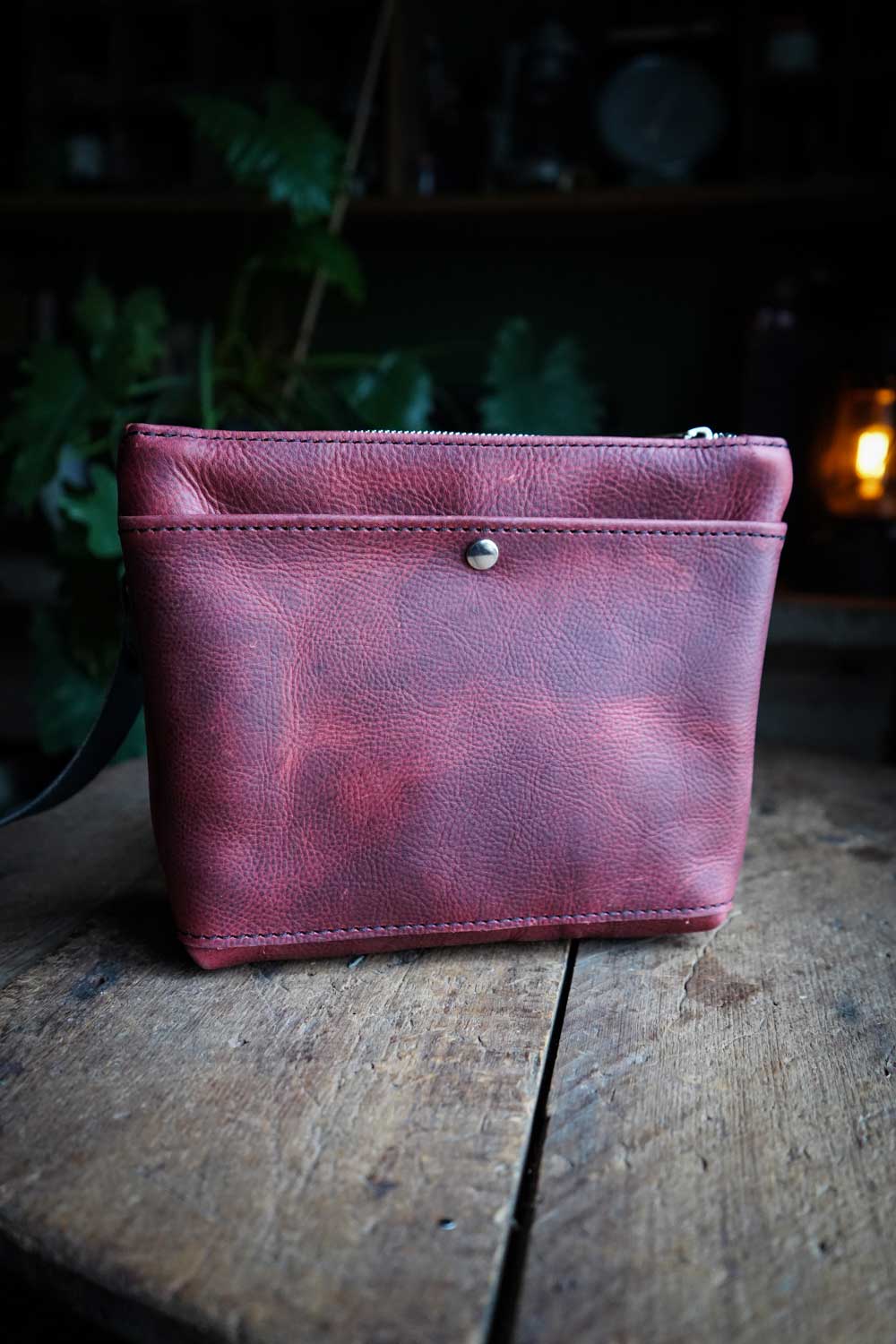Overcross - Leather Crossbody with Pocket