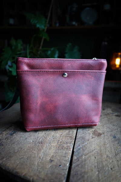 Overcross - Leather Crossbody with Pocket