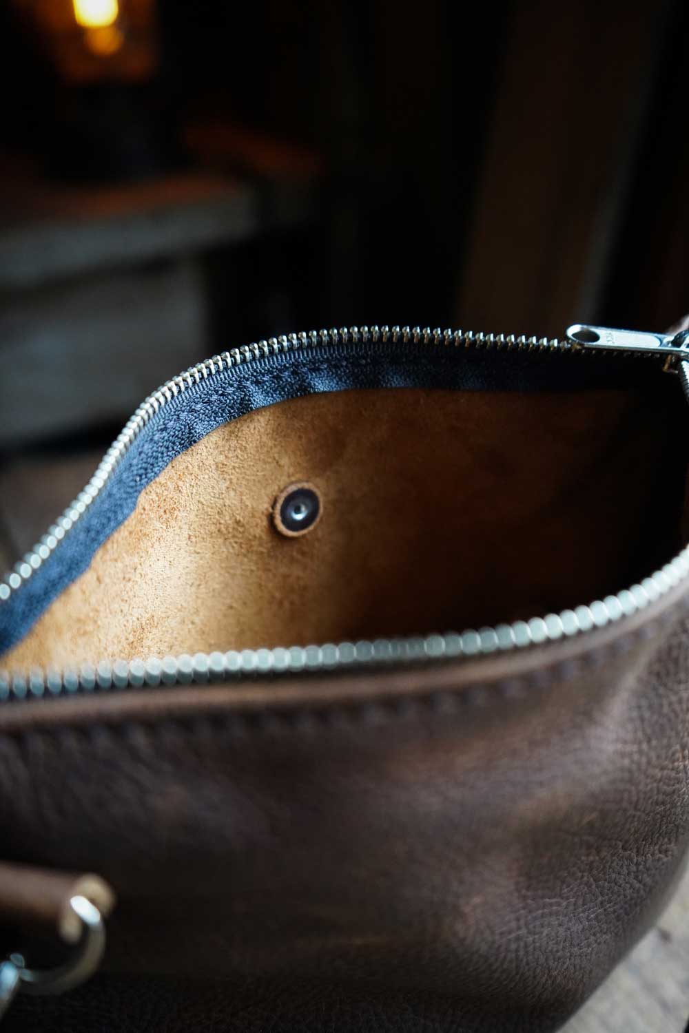 Overcross - Leather Crossbody with Pocket