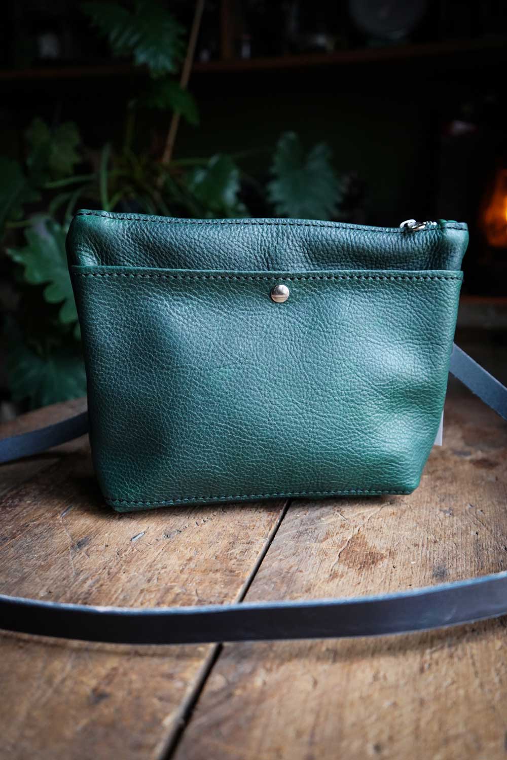 Overcross - Leather Crossbody with Pocket