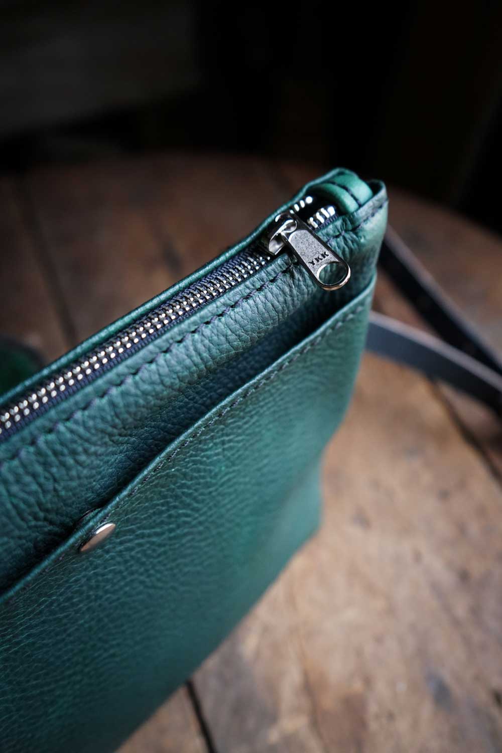 Overcross - Leather Crossbody with Pocket