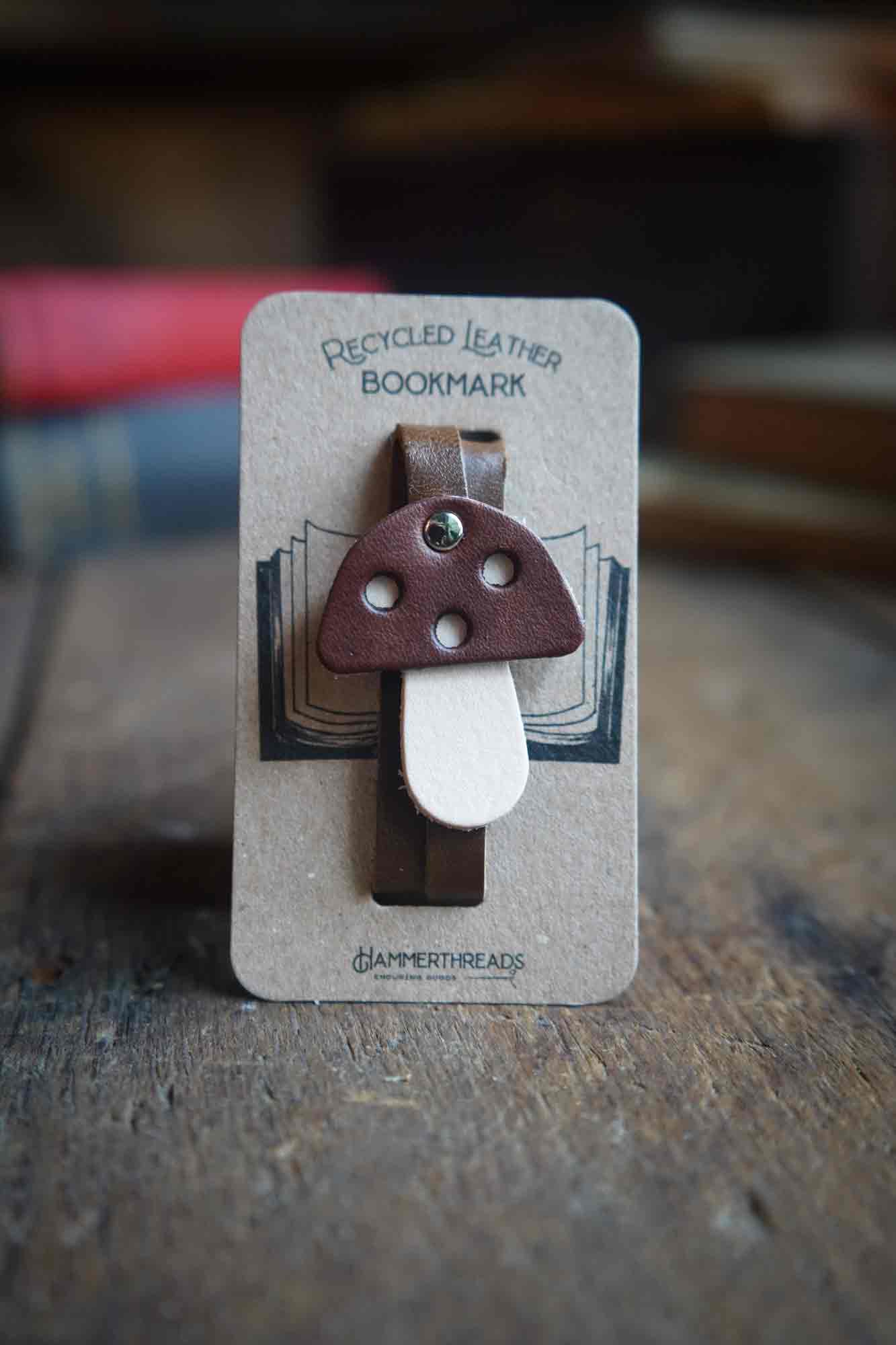 Mushroom Bookmark - Browns