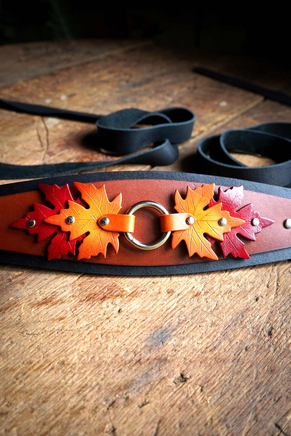 Sugar Maple Waist Belt - Yellow/Red - READY TO SHIP