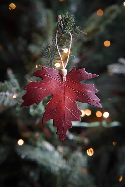 Sugar Maple Leaf Ornament Large