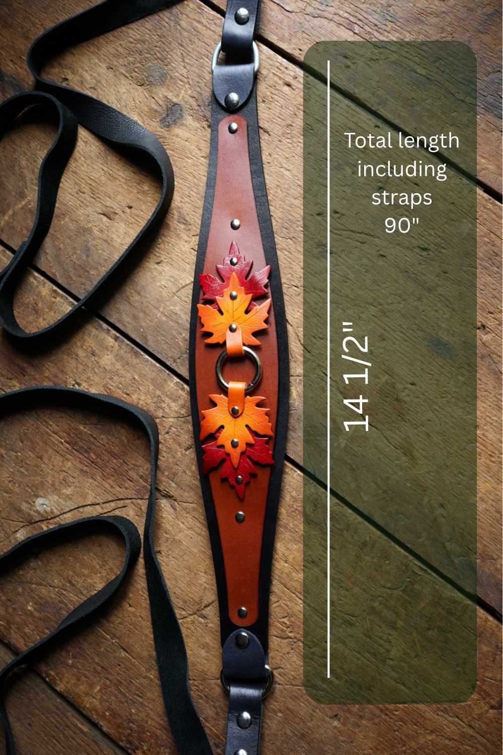 Sugar Maple Waist Belt - Yellow/Red - READY TO SHIP