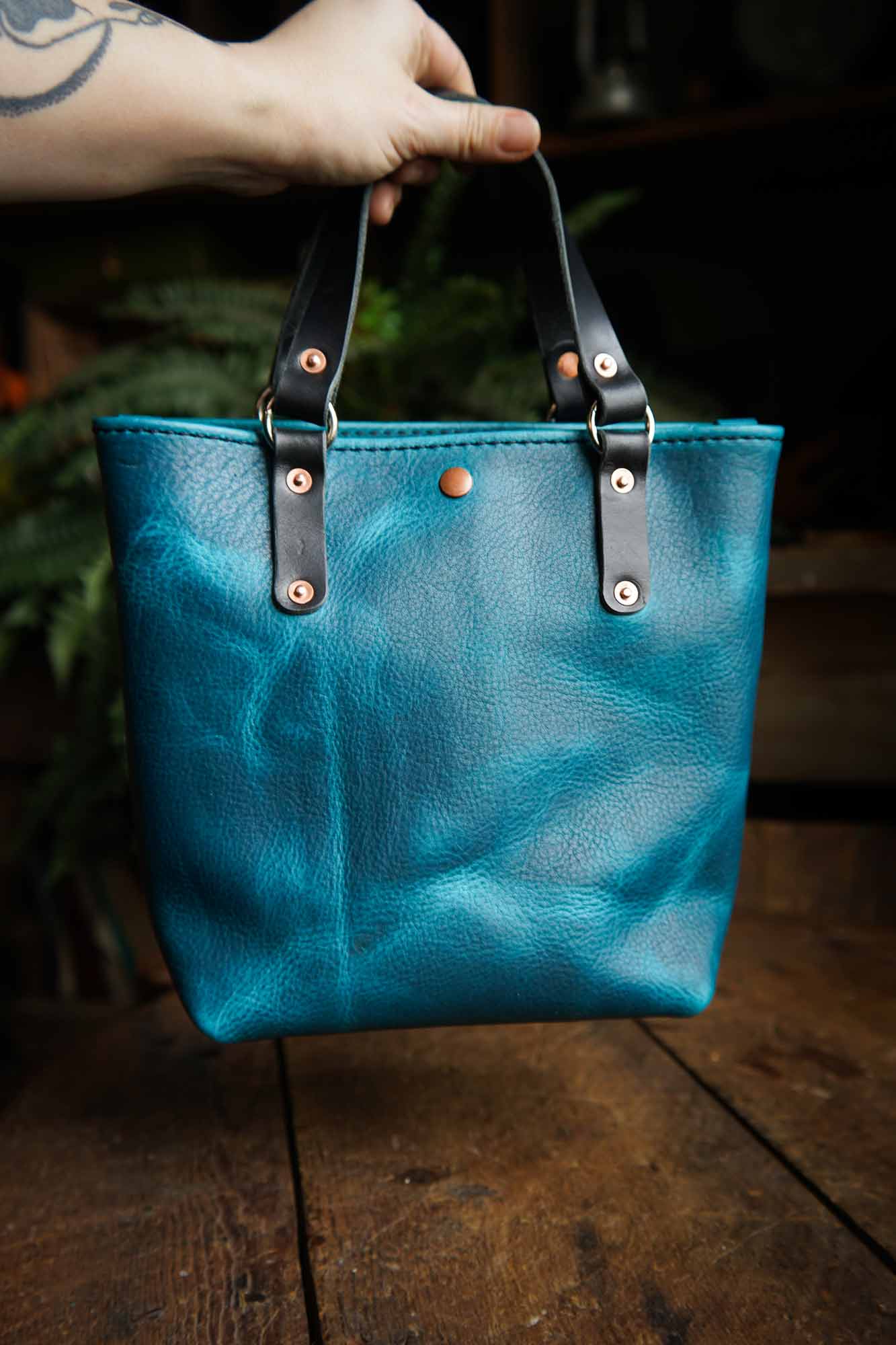 Whistlestop Leather Tote Bag