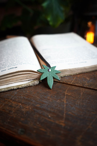 Cannabis Leaf Bookmark - First Edition