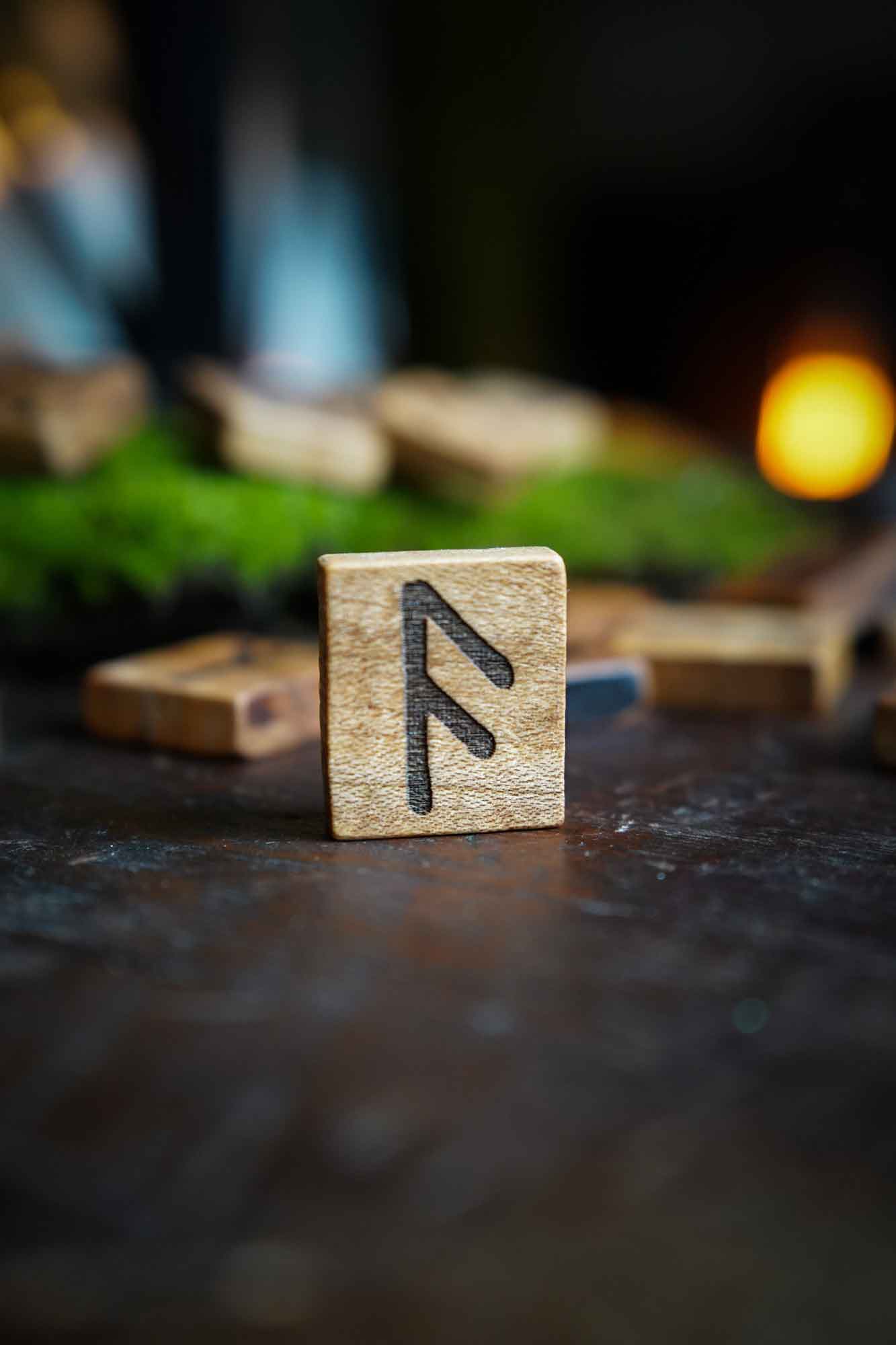 Elder Futhark Rune Set - Curly Maple Wood - Handmade In Canada ...