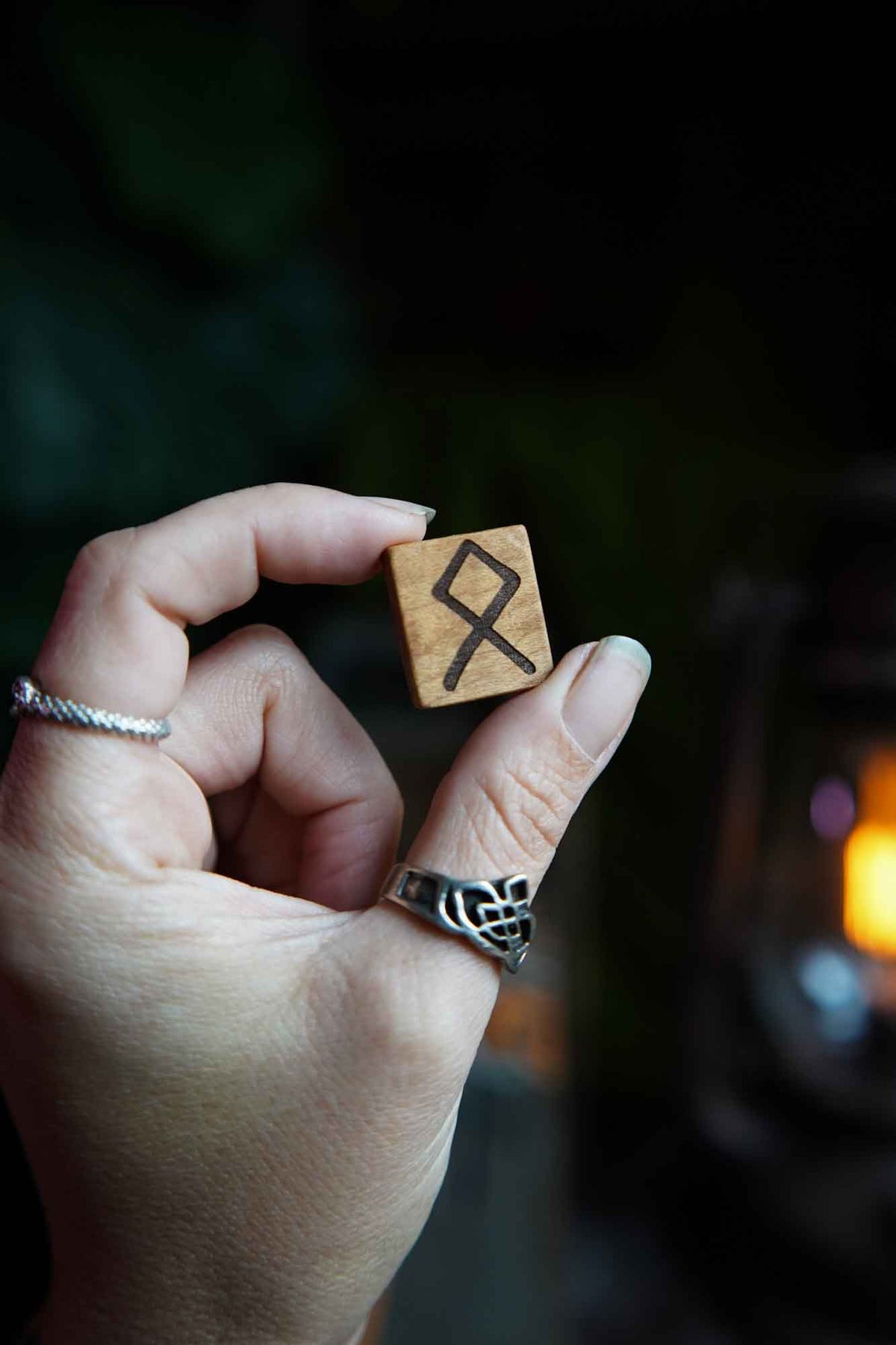 Futhark Rune Set Elder Futhark Rune Set - Curly Maple Wood - Handmade In Canada ...