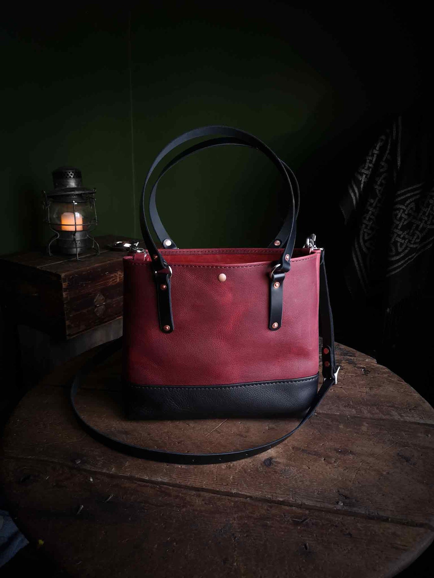 Add A Shoulder Strap To Our Handmade Leather Bags