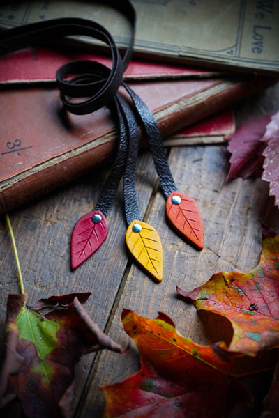 Fall Leaf Bookmark - Brights - First Edition