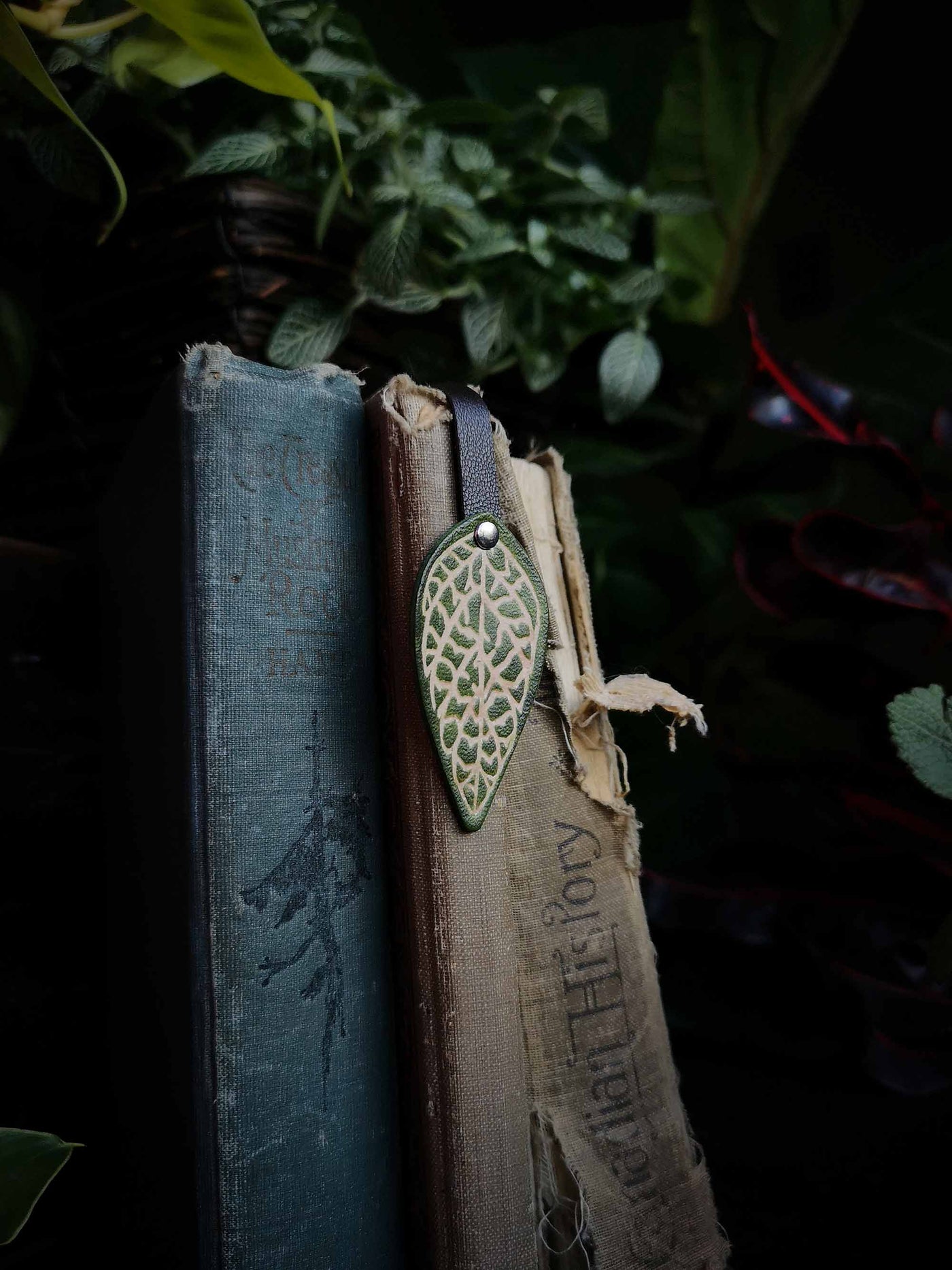 Fittonia Leaf Bookmark - Large Edition