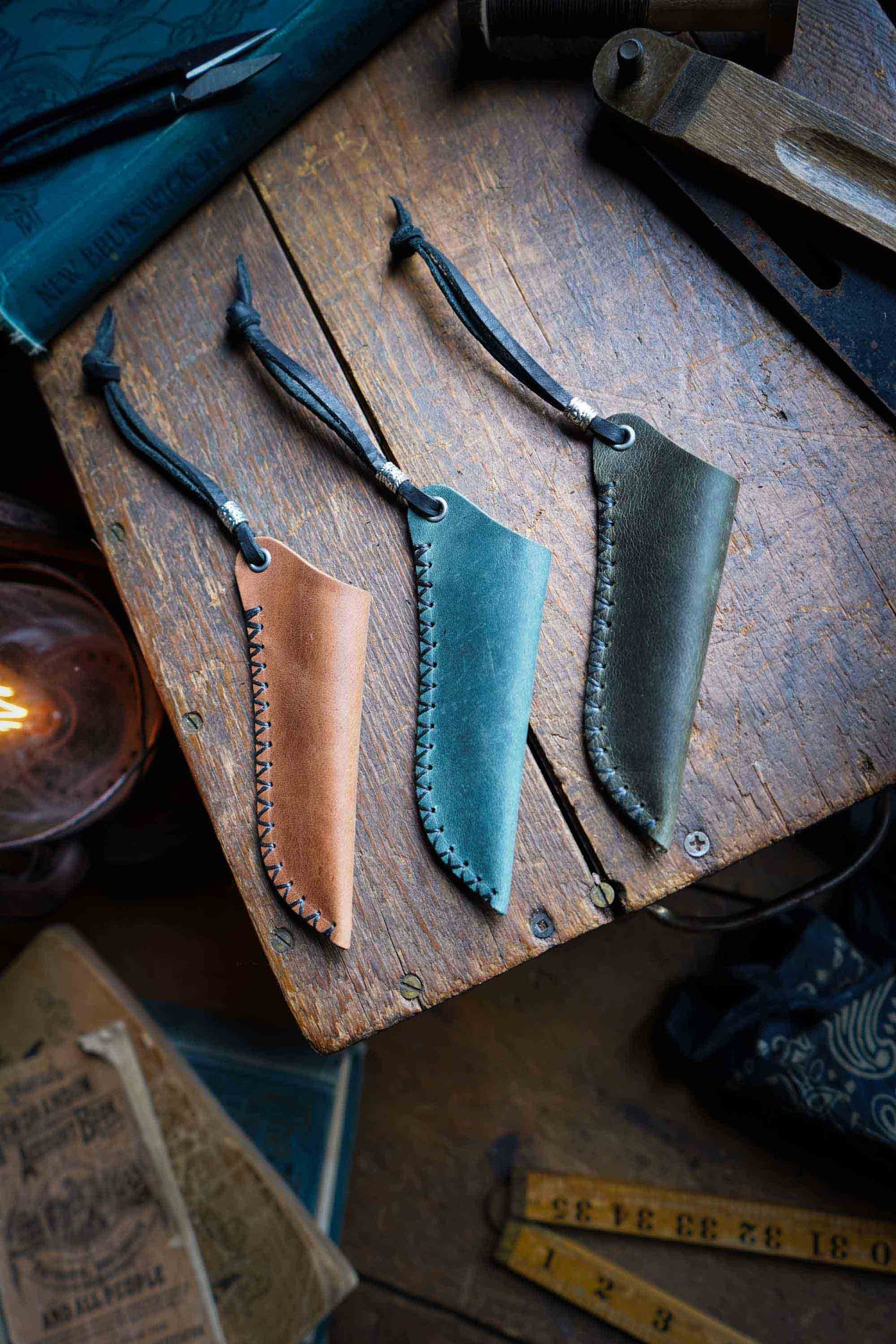 Leather Scissor Sheath - Hammerthreads