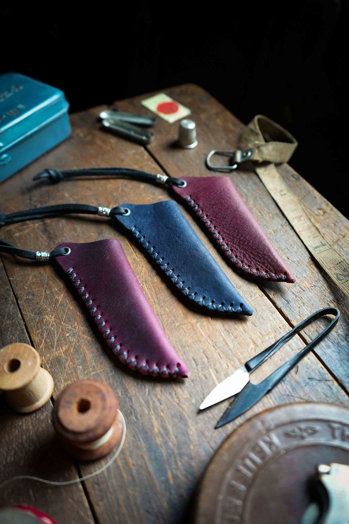 Leather Scissor Sheath - Hammerthreads