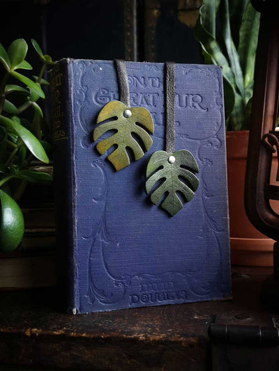 Monstera Leaf Bookmark - Large Edition