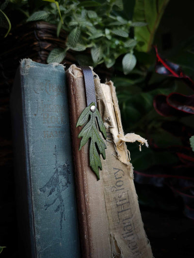 Mugwort Leaf Bookmark - Large Edition