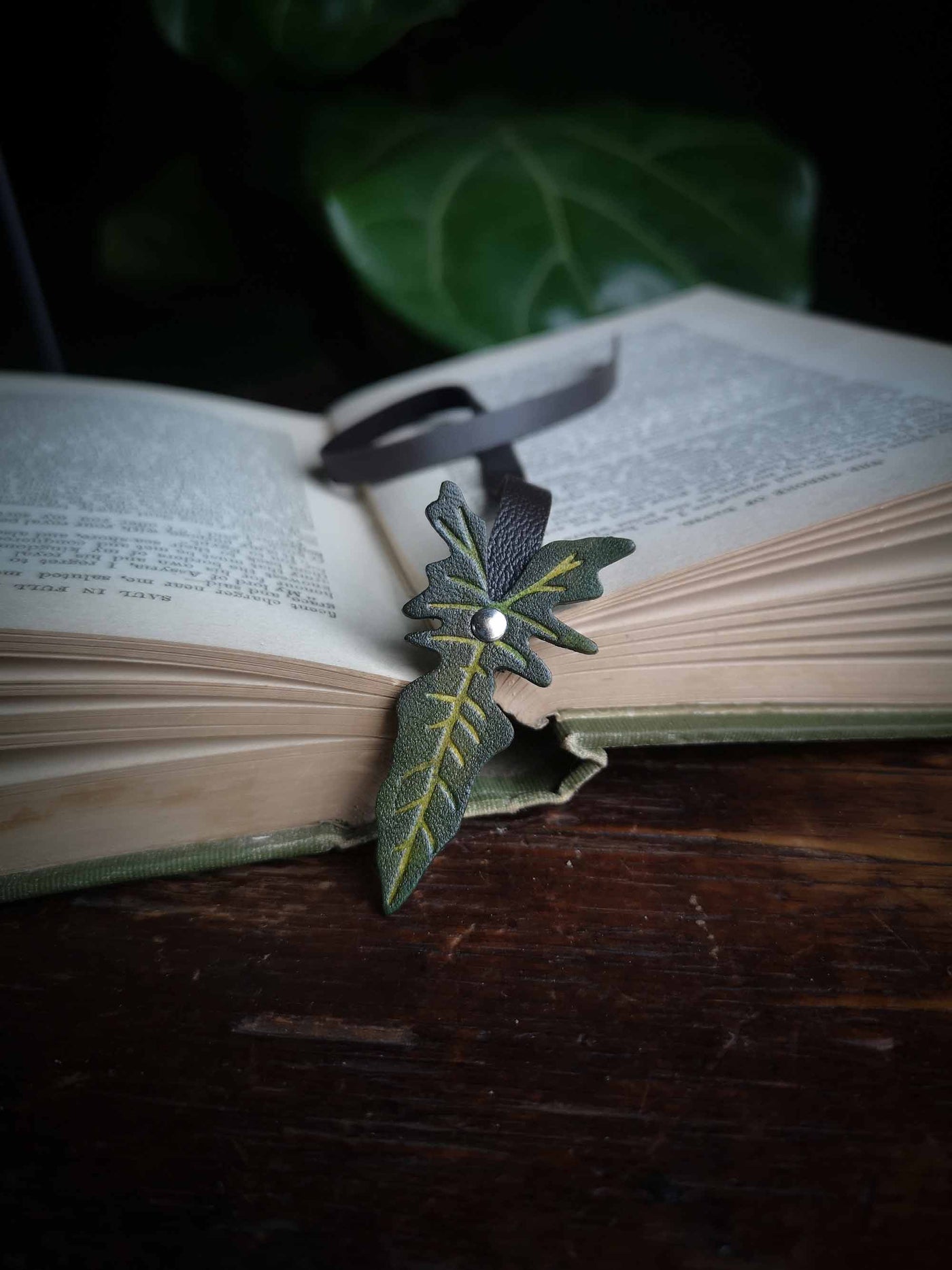 Philodendron Golden Dragon Bookmark - Large Edition