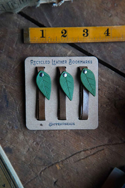 Bookmark Gift Set - Green Leaves