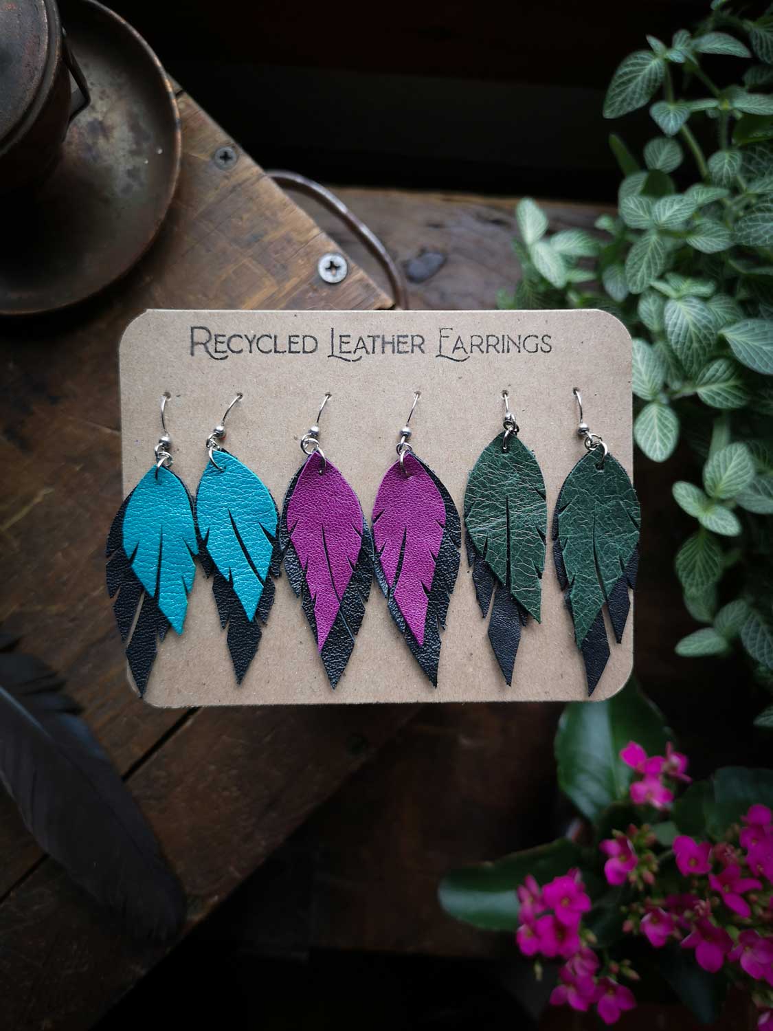 Feather Earring Gift Set