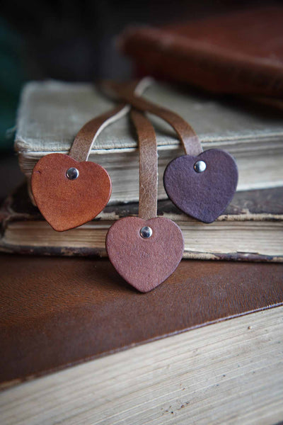 Heart Bookmark - Browns