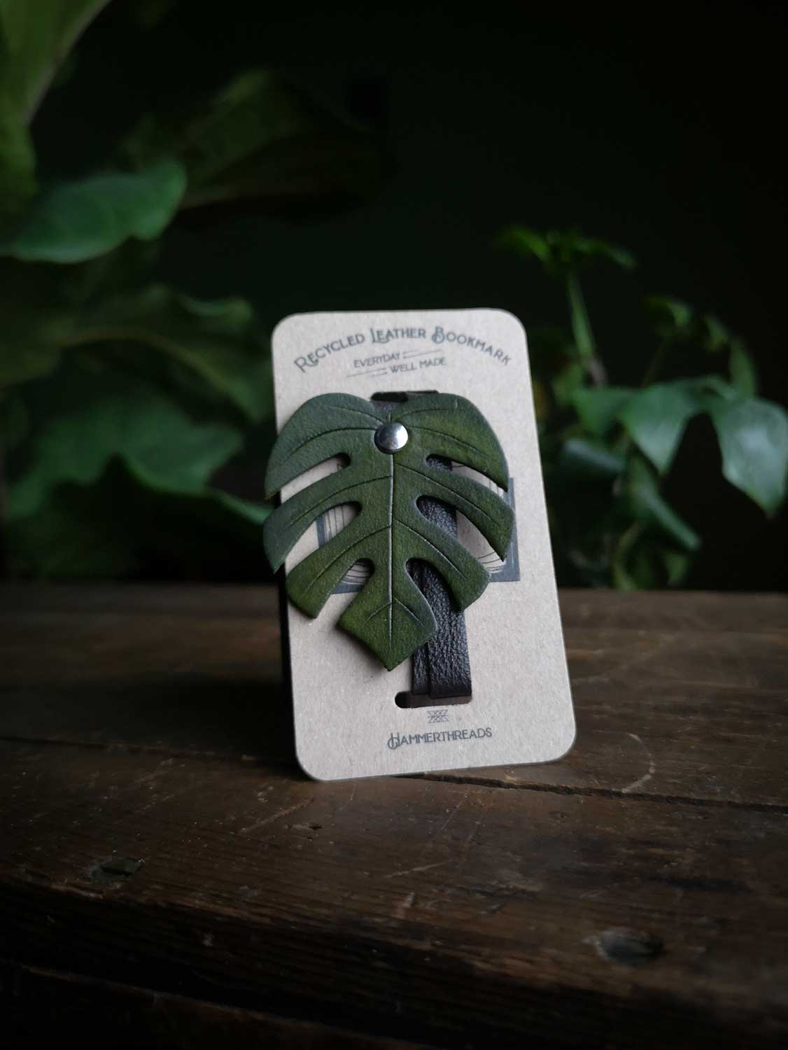 Monstera Leaf Bookmark - Large Edition