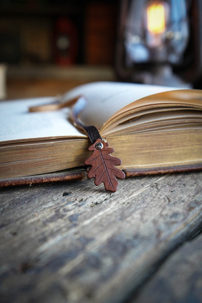 Oak Leaf Bookmark  - Fall Browns