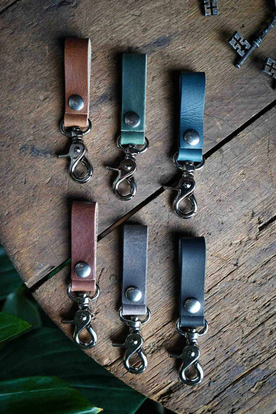 Belt Latch - Leather Keychain