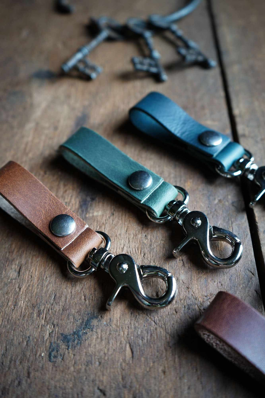 Belt Latch Leather Keychain Made In Canada Hammerthreads