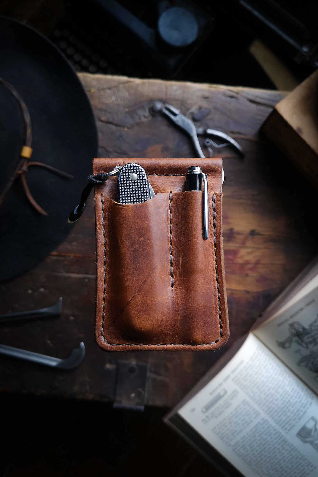 The Cache - Leather EDC Pocket Organizer - Handmade In Canada