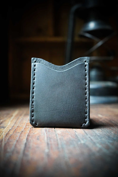 The Faering Leather Card Wallet Handmade In Canada by Hammerthreads