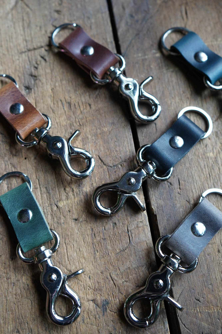 Latch - Leather Keychain - Made In Canada - Hammerthreads