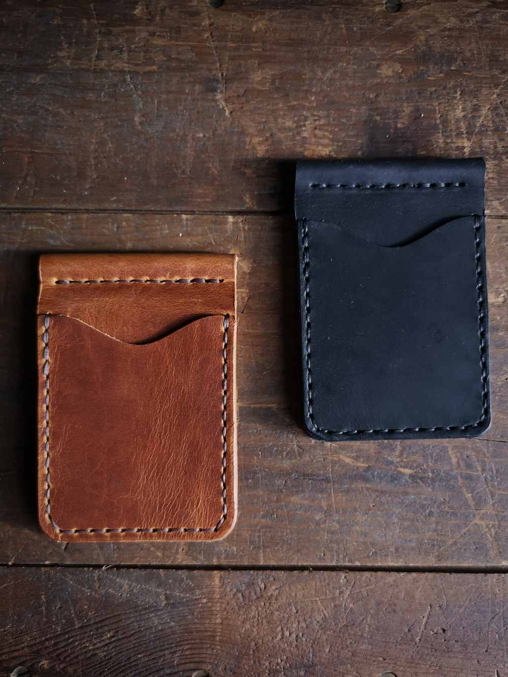 The Markland Leather Money Clip Wallet - Handmade In Canada - Hammerthreads