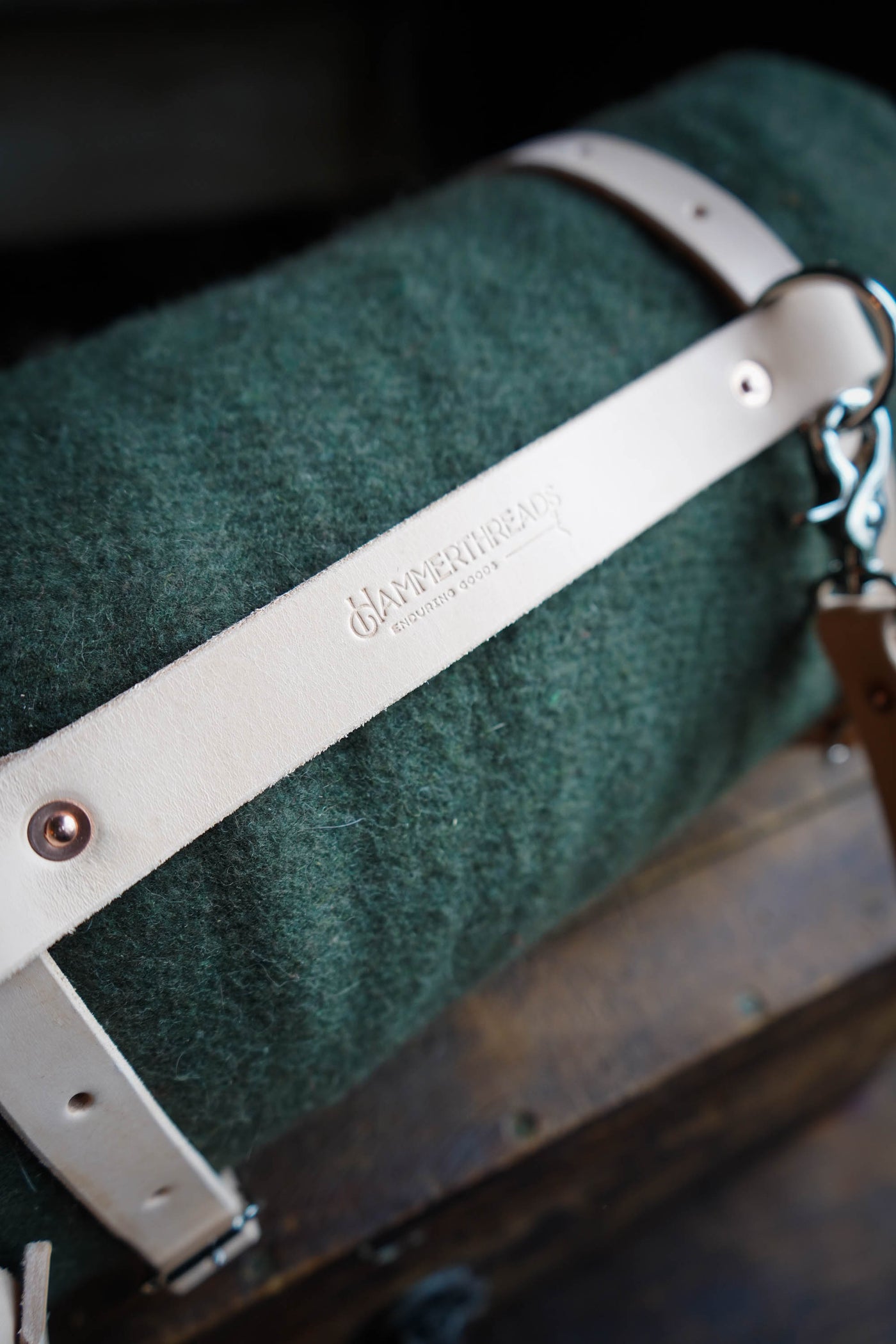 Rambler - Leather Blanket Roll - Handmade In Canada – Hammerthreads
