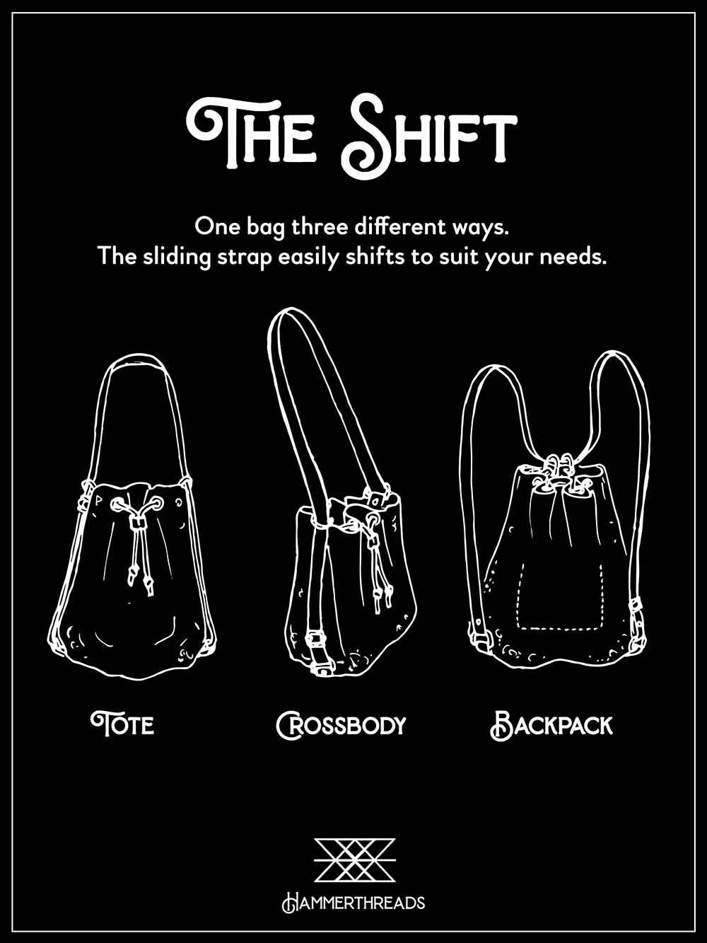 Shift - Convertible Leather Backpack