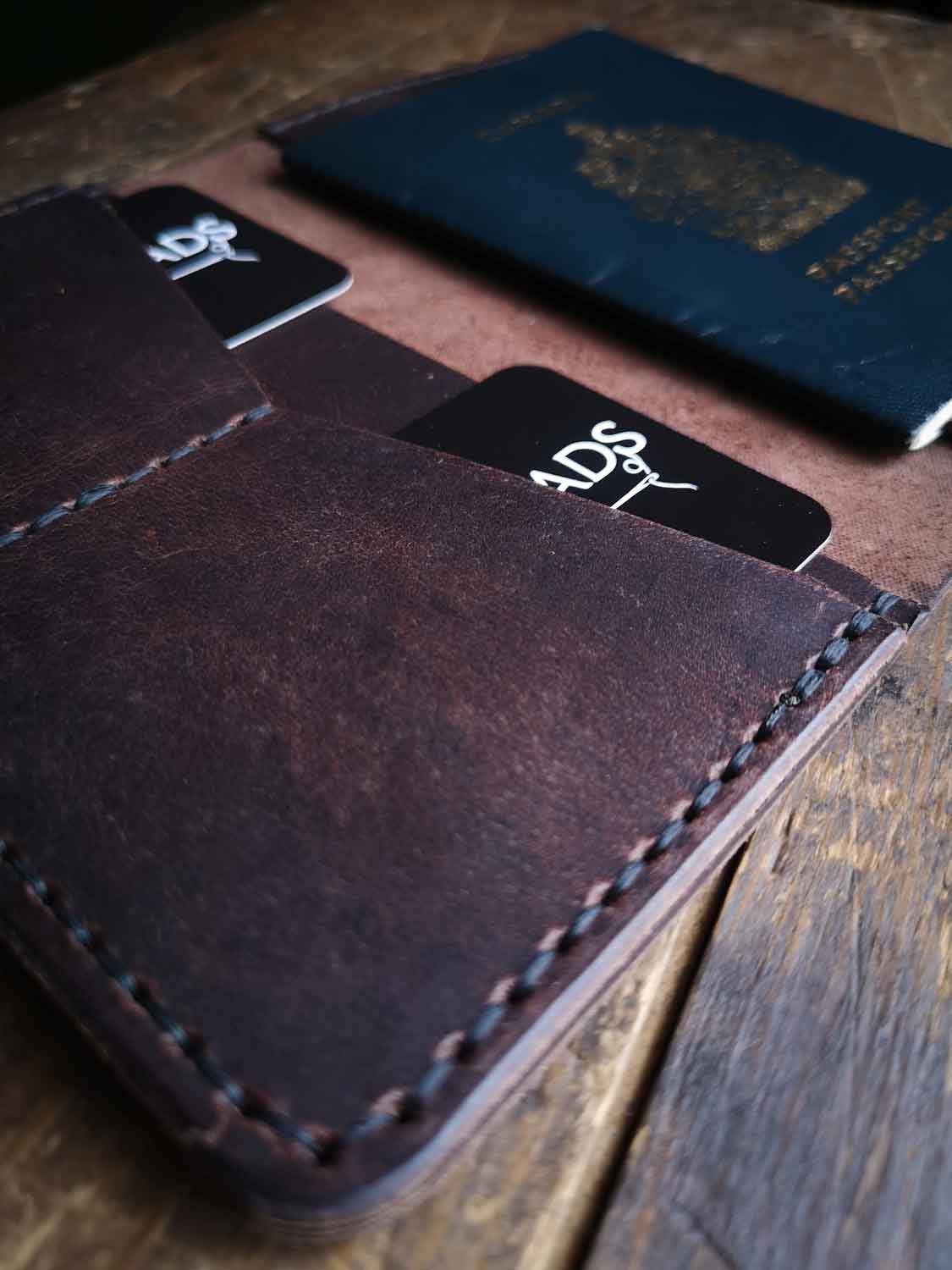 The Voyager Leather Passport Wallet - Handmade In Canada - Hammerthreads